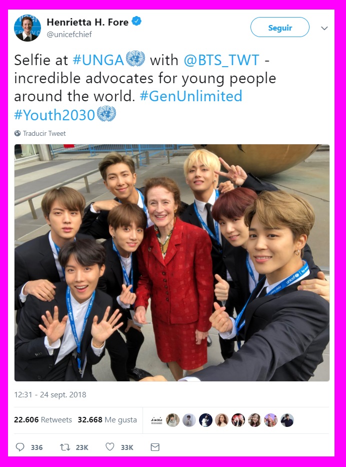 Bts Presentacion Del Grupo Ante La Onu Naciones Unidas Kpop