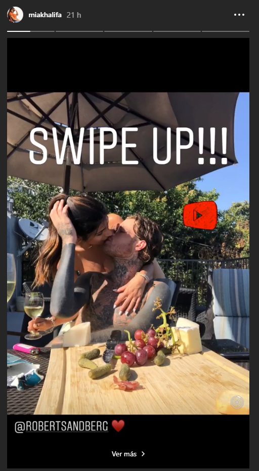 Mia Khlifa Vs Robertsanberg Porn - Instagram: Mia Khalifa y Robert Sandberg impactan con sexy foto en ...