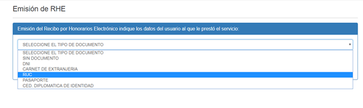 Sigue estos pasos para emitir tu recibo por honorarios.