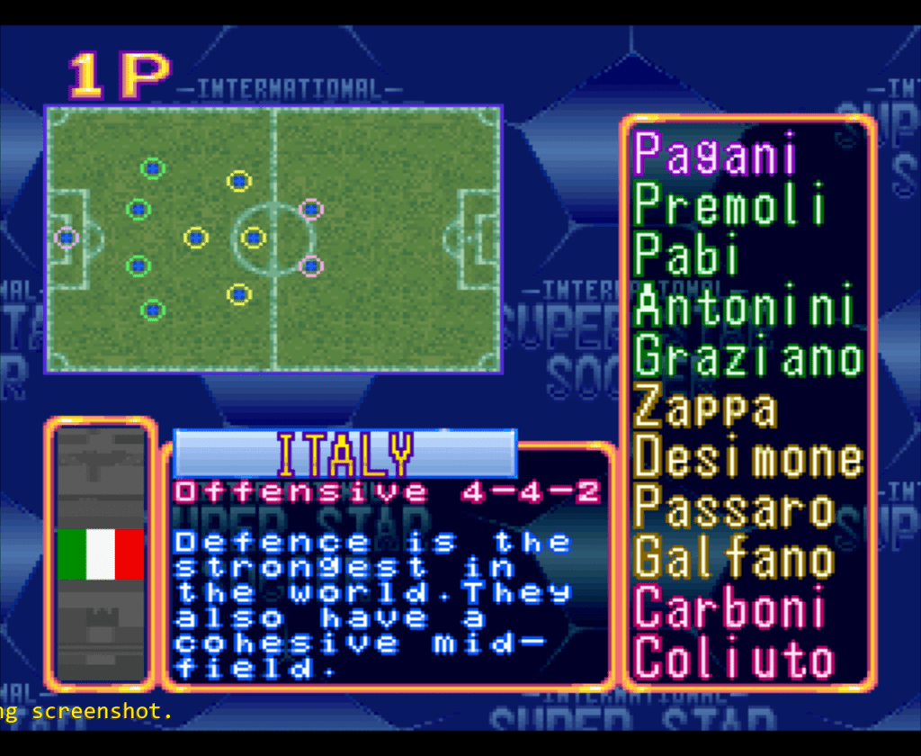 Konami Did Not Show Real Names Of Superstar Soccer International But They Are All Iss Pes Charts Neuck Com