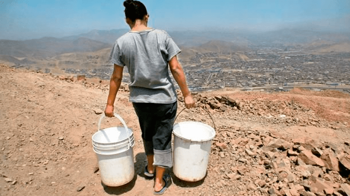 Resultado de imagen para falta de agua en perú