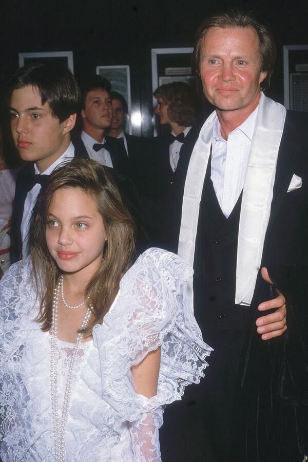 Angelina Jolie y su padre