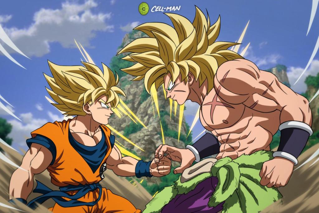 Dragon Ball Super: Gokú y Broly entrenan en un increíble Fan Art | DBS