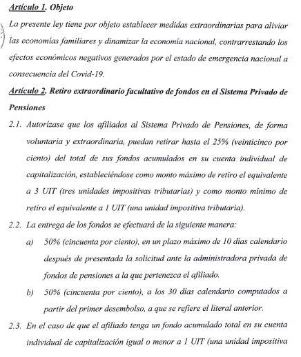 ley AFP 2 ley AFP 2